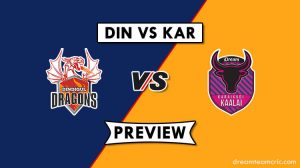 DIN vs KAR Dream11 Prediction