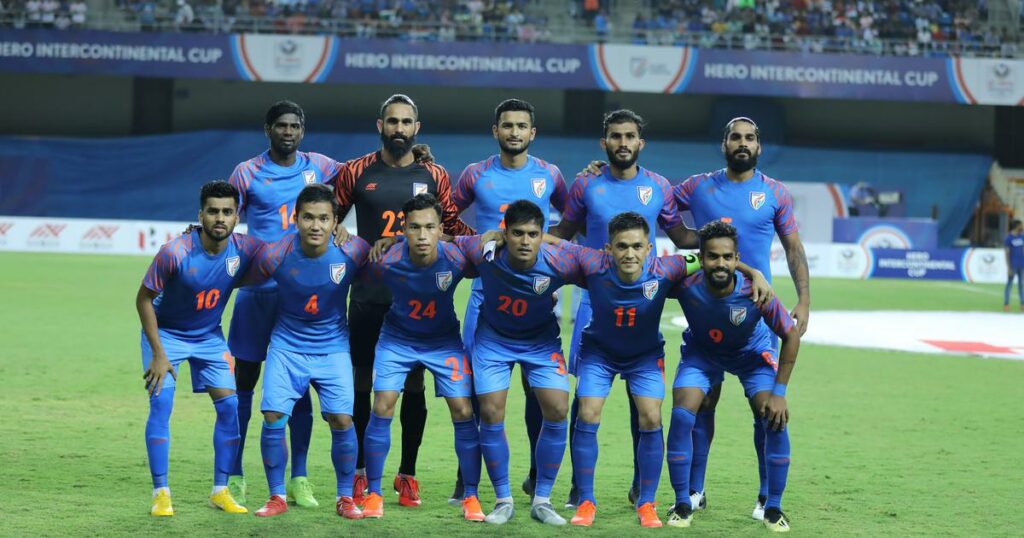 Indian team Football player Photo
