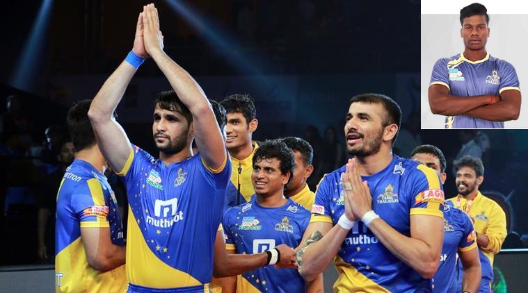 V Ajith Kumar Kabaddi Player