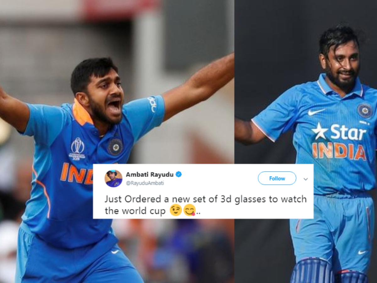 Vijay Shankar Ruled Out of World Cup 2019 | Sportz craazy