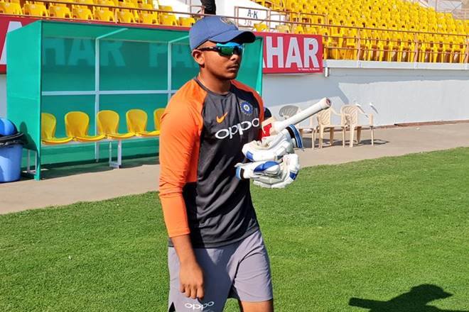 Prithvi Shaw suspended by BCCI
