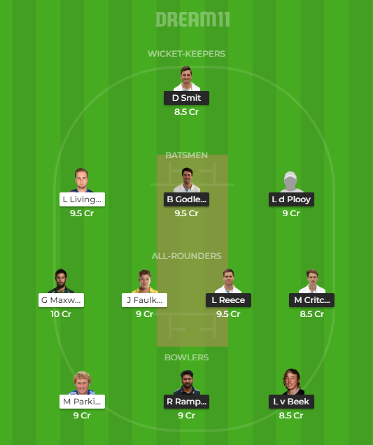 LAN vs DER Dream 11 Team