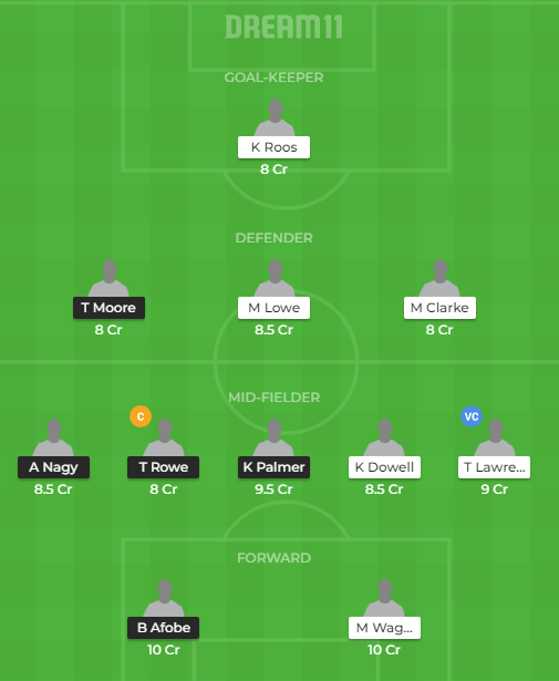 BRI vs DER Dream11 Team