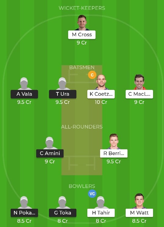 PNG vs SCO Dream11 Team