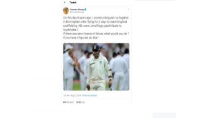 Virender Sehwag Twitt