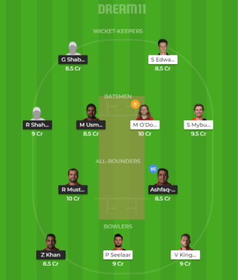 UAE vs NED Dream 11