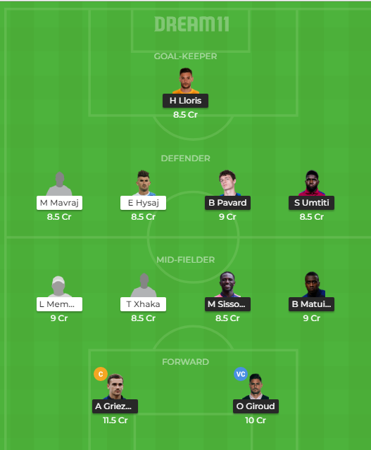 FRA vs ALB Dream11