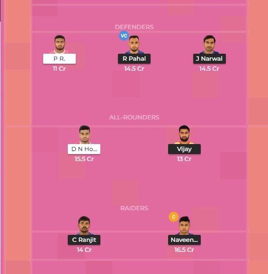 JAI vs DEL Dream11