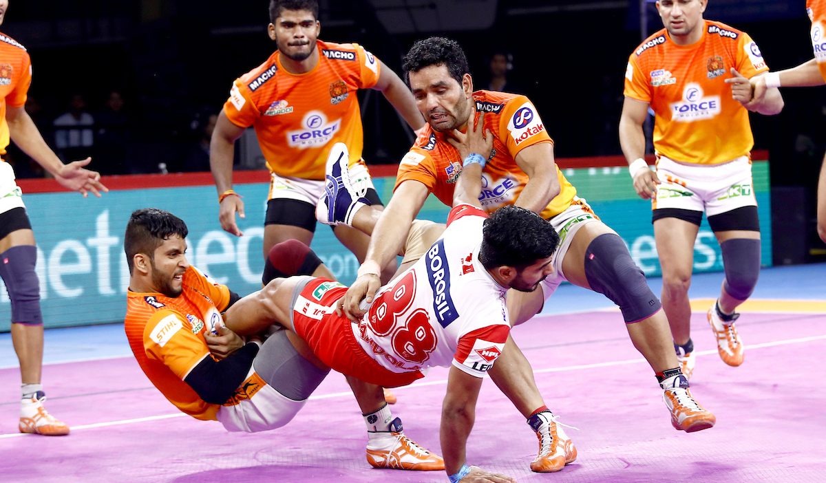 Puneri Paltan v Haryana Steelers match