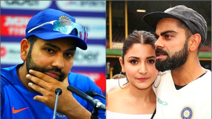 Rohit Sharma and Anushka Sharma