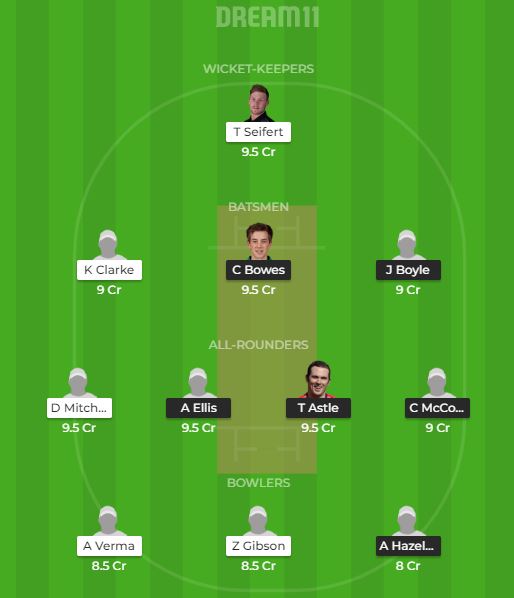 CTB vs NK Dream11 Team