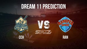 CCH vs RAN Dream11 Prediction