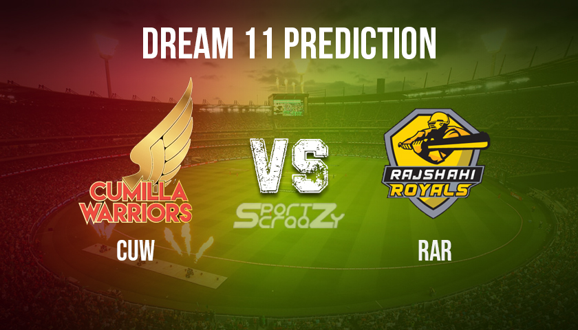 CUW vs RAR Dream11 Prediction