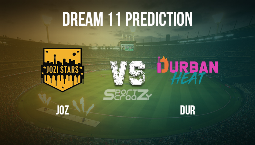 JOZ vs DUR Dream11 Prediction