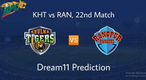 KHT vs RAN Dream11 Prediction