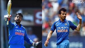 Mayank Agarwal and Yuzvendra Chahal