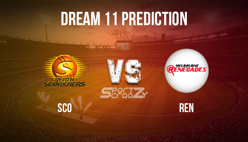 SCO vs REN Dream11 Prediction