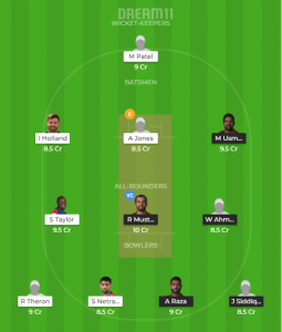 UAE vs USA Dream11 Team