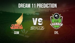 CUW vs SYL Dream11 Prediction