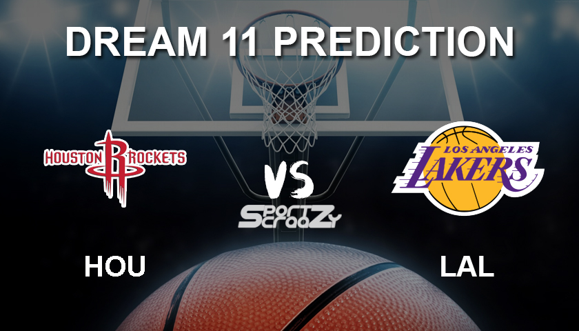 HOU vs LAL Dream11 Prediction