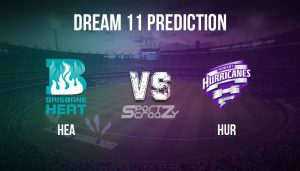 HUR vs HEA Dream11 Prediction