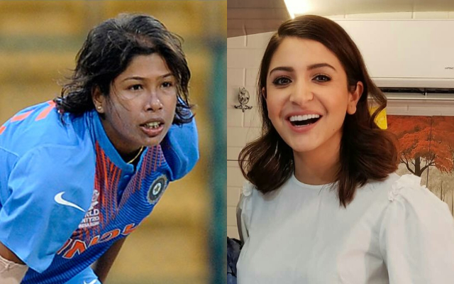 Jhulan-Goswami-and-Anushka-Sharma-playing-biopic