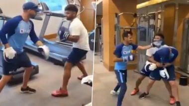 Rishabh Pant shares a funny video of him working out with Yuzvendra