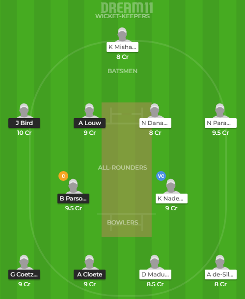 SA-U19 vs SL-U19 Dream11