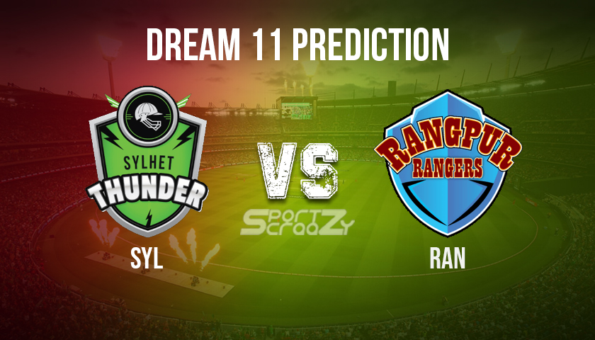 SYL vs RAN Dream11 Prediction