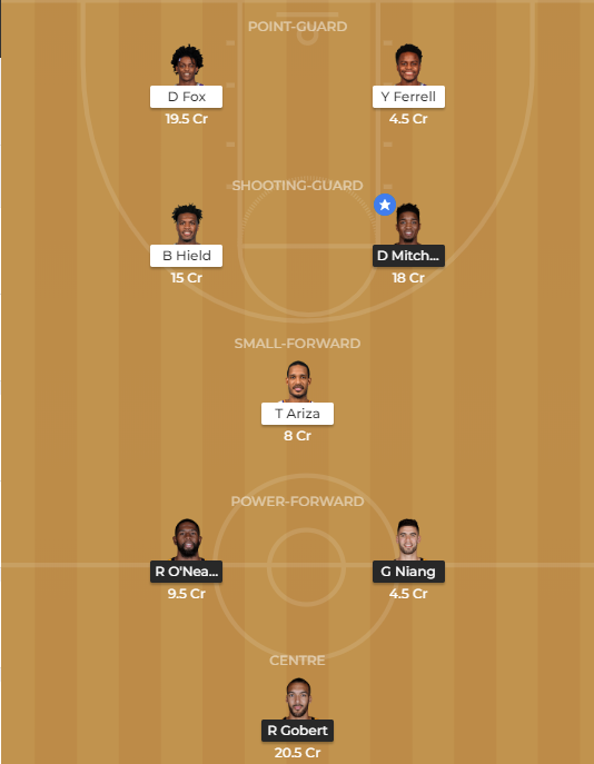 Uta vs sac dream11
