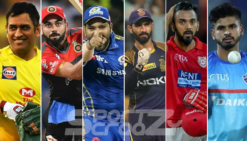 ipl 2020 captains list