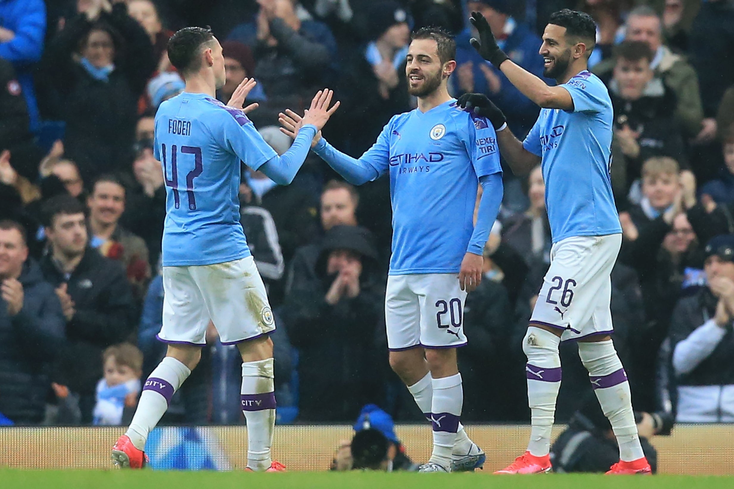 Manchester City thrash Fulham by 40 in FA Cup