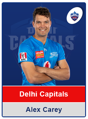 Alex Carey Delhi Capitals