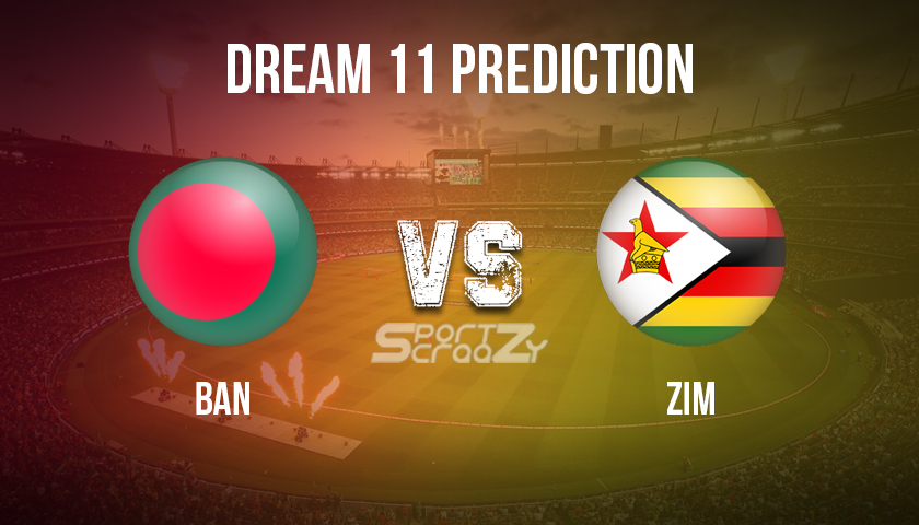 BAN vs ZIM Dream11 Prediction