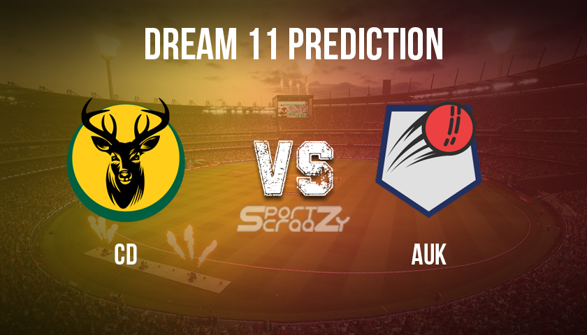 CD vs AUK Dream11 Prediction