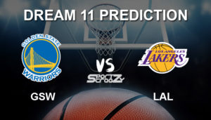 GSW vs LAL Dream11 Prediction