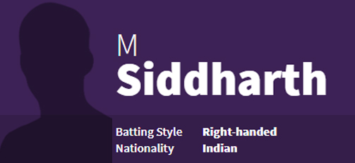 M Siddharth