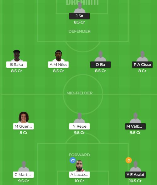 OLY vs ARS Dream11 Prediction