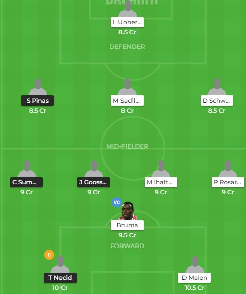 PSV VS DEH Predicted Dream11