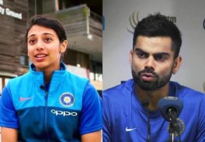 Smriti Mandhana Virat Kohli