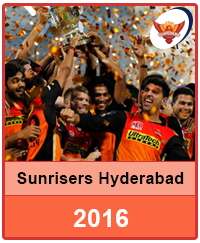 Sunrisers Hyderabad 2016