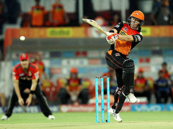 david warner against rcb