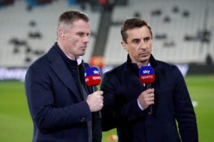 jamie carragher- gary neville