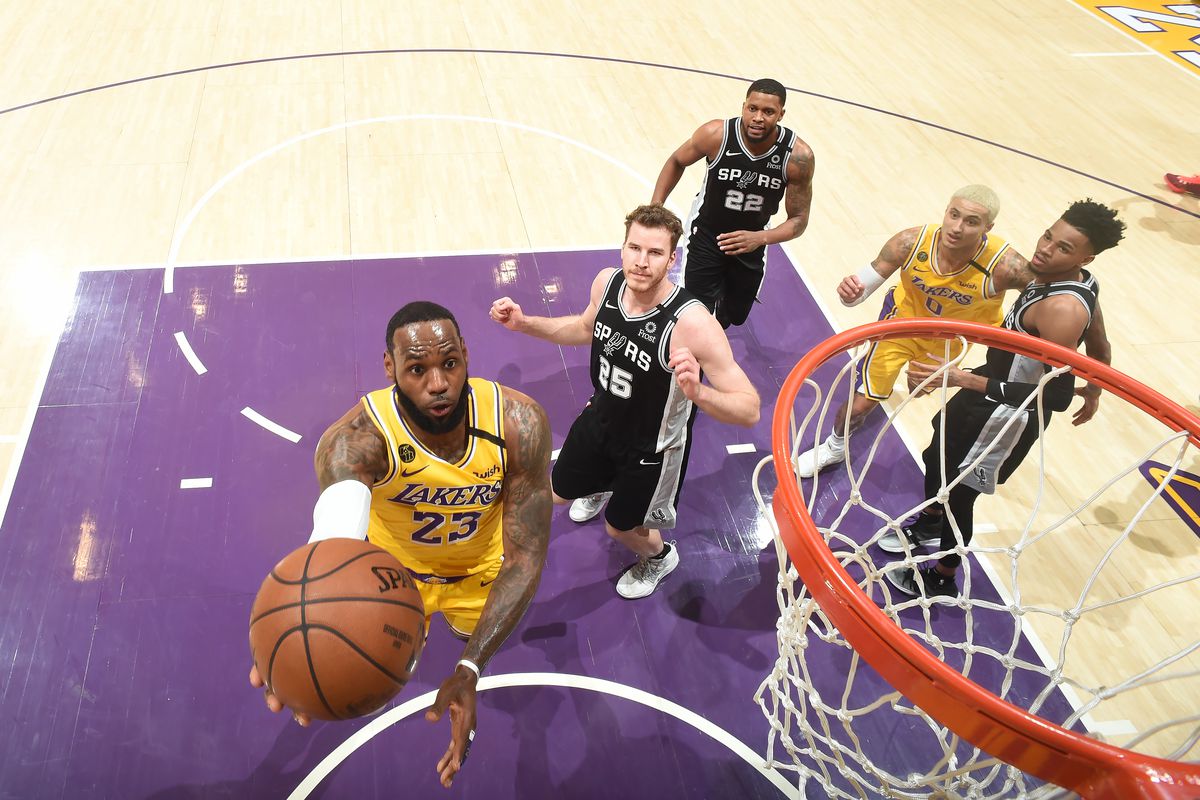 spurs vs lakers lebron