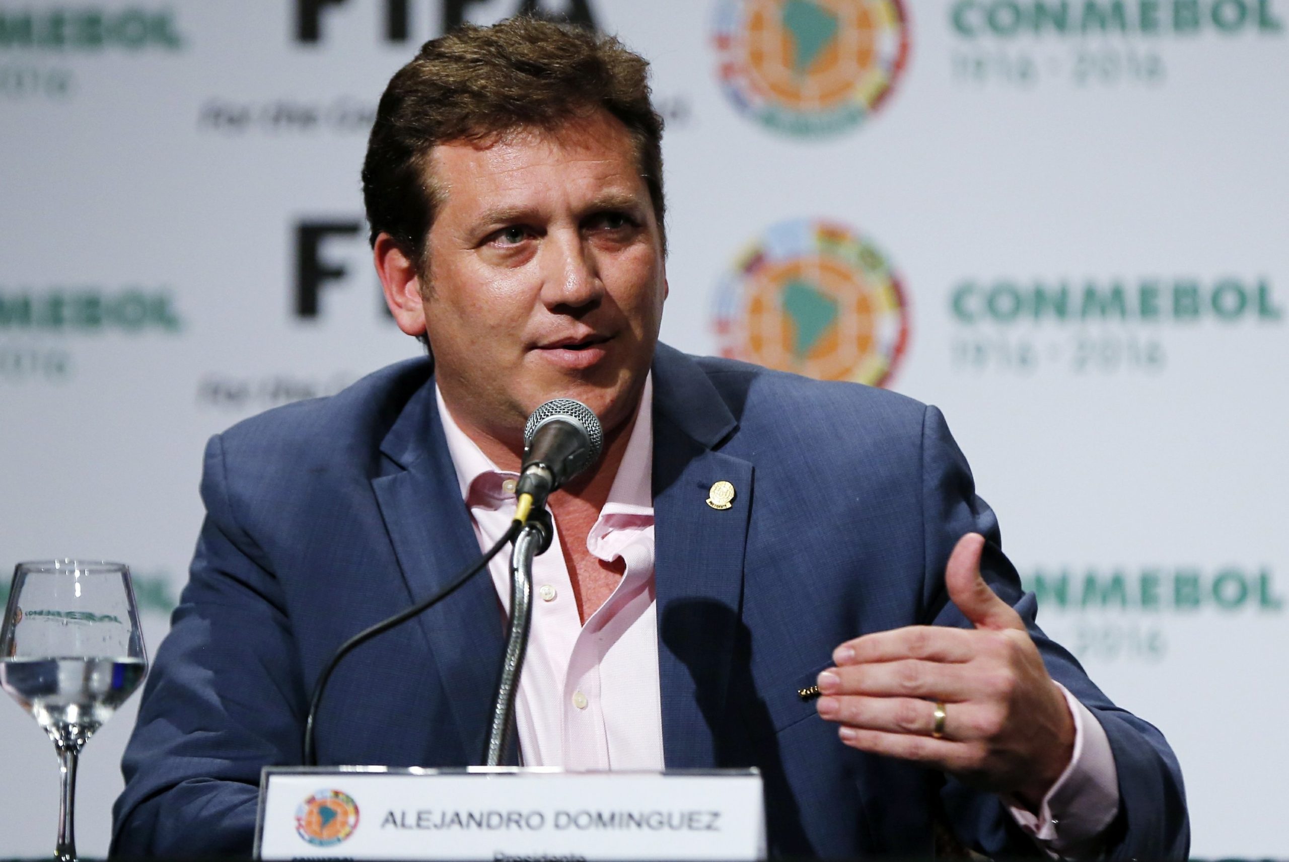 CONMEBOL president Alejandro Dominguez