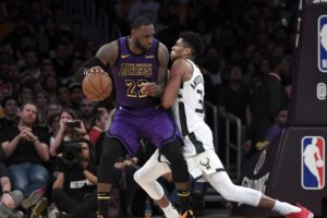 Los Angeles Lakers Vs Milwaukee Bucks
