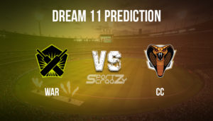 WAR vs CC Dream11 Prediction