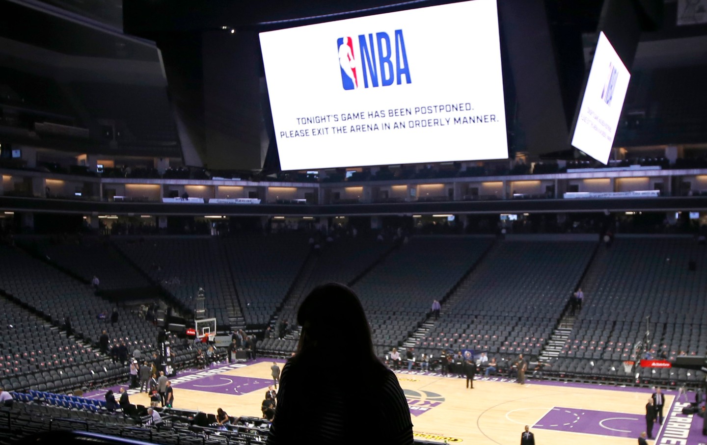 Empty Stadium NBA Coronavirus