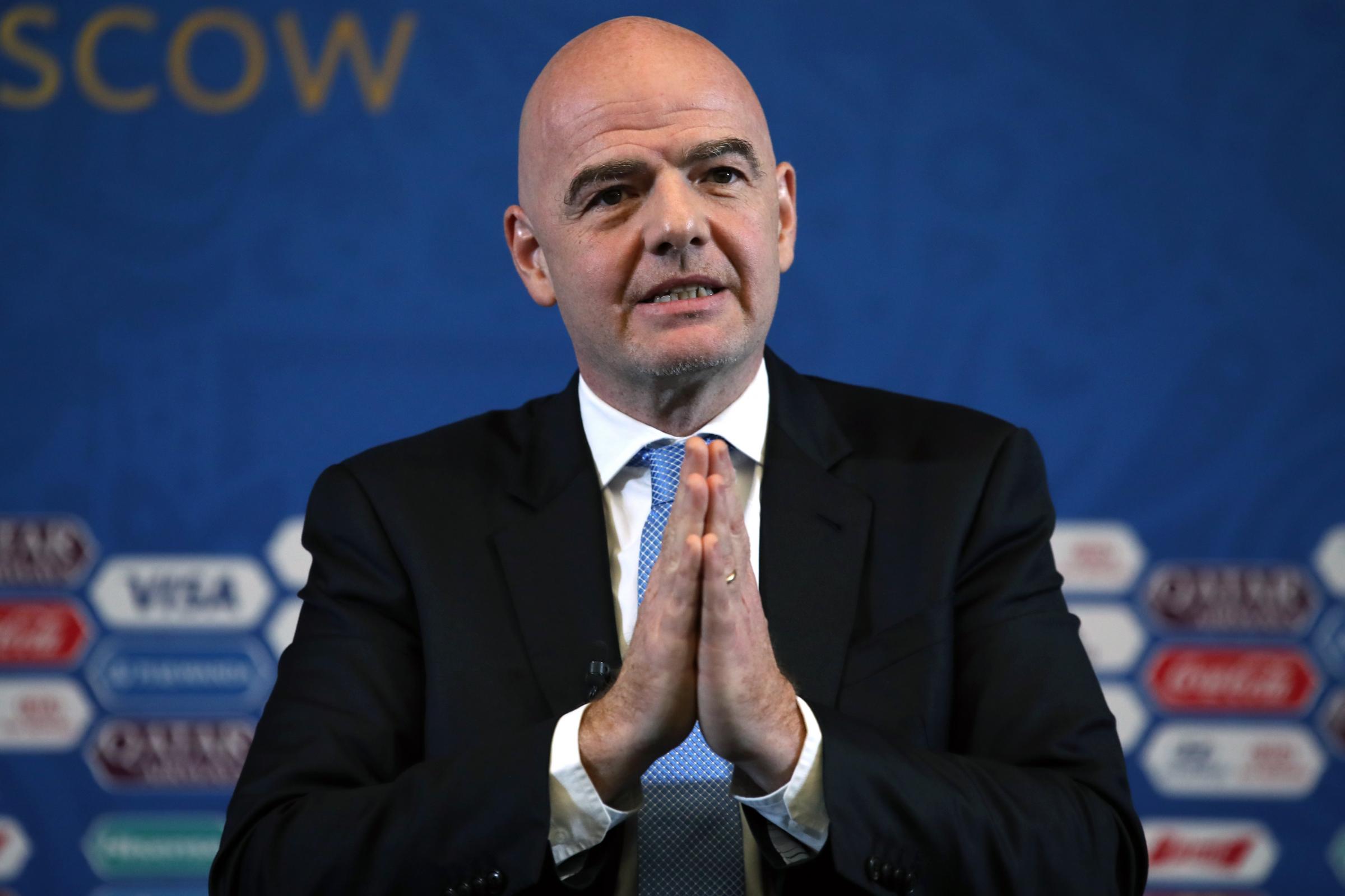 fifa presidentr gianni infantino