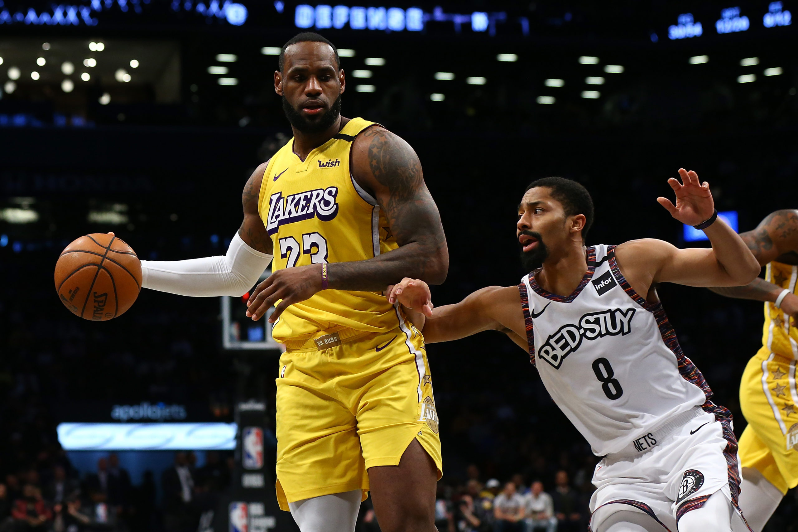 Brooklyn Nets stun Los Angeles Lakers at the Staples Center